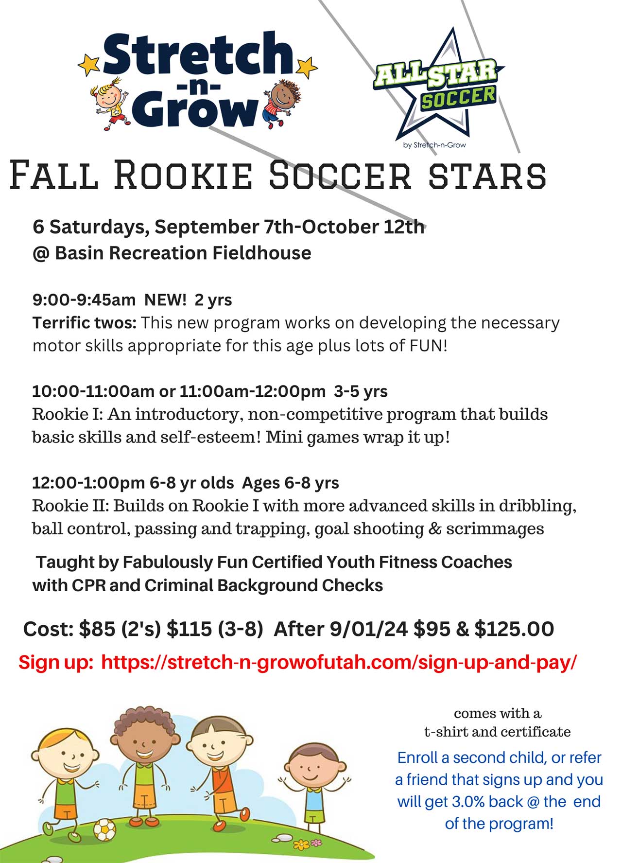 Fall 2024 Rookie Soccer Stars